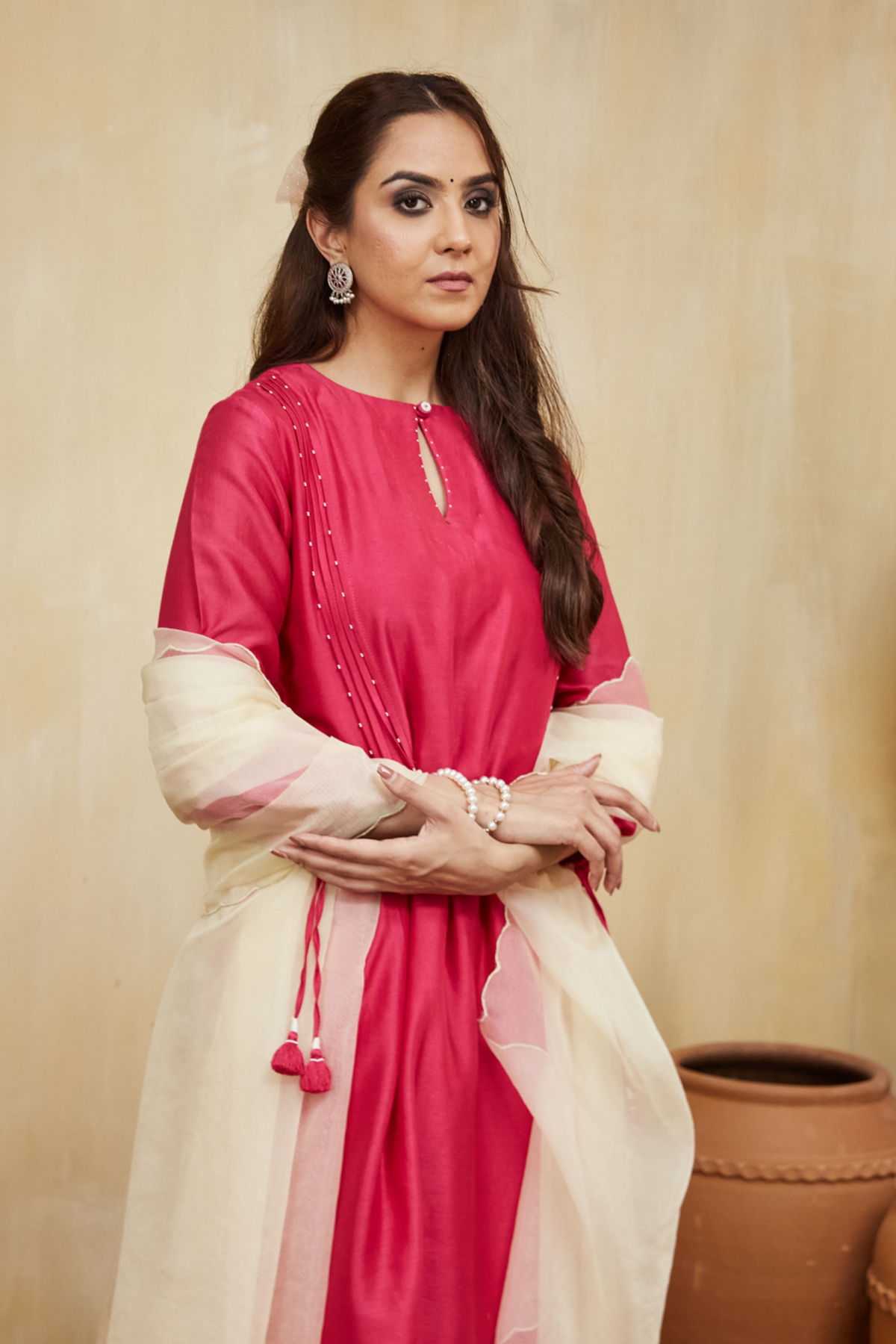 Chanderi Aisha Kurta Set