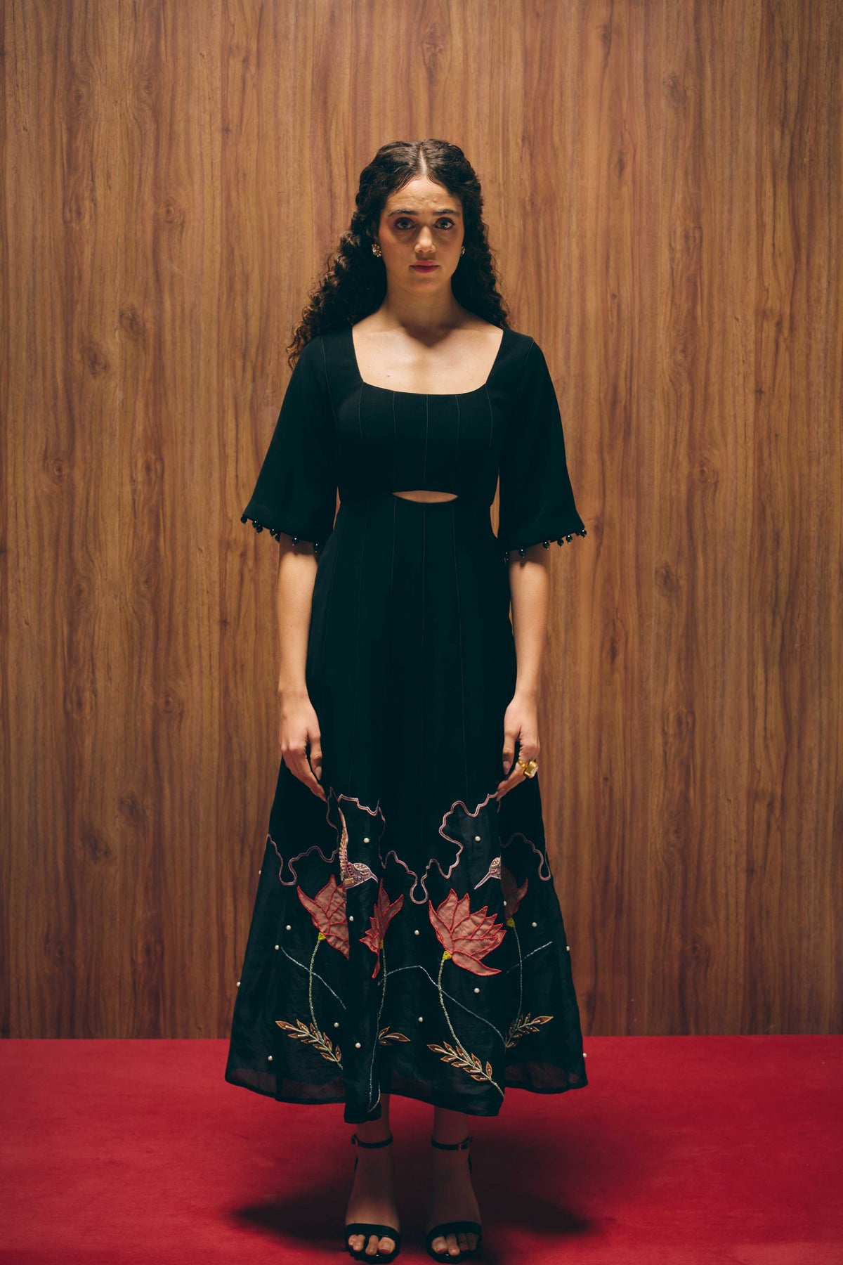 Midnight Magnolia Dress