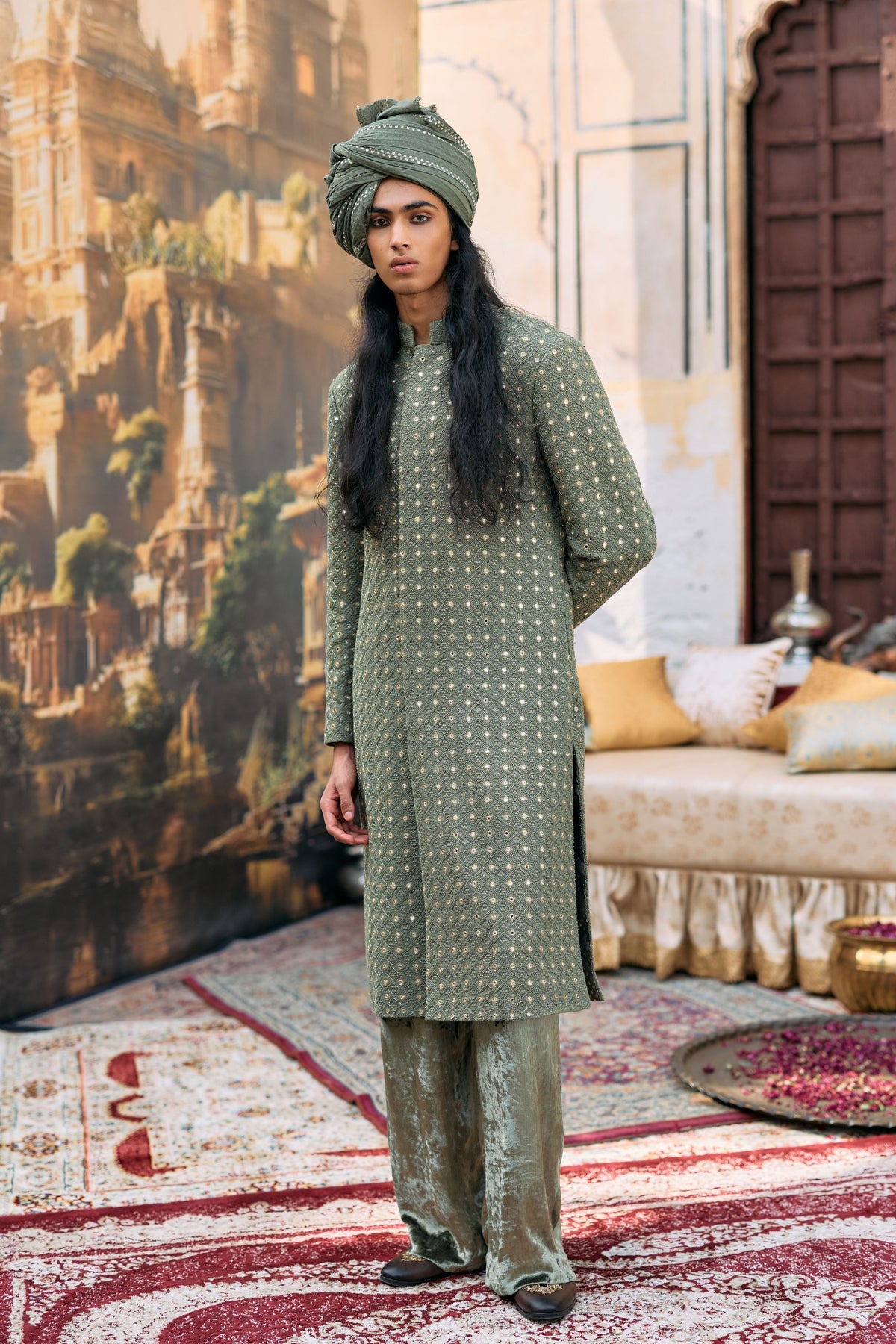 Kirit Sherwani Set