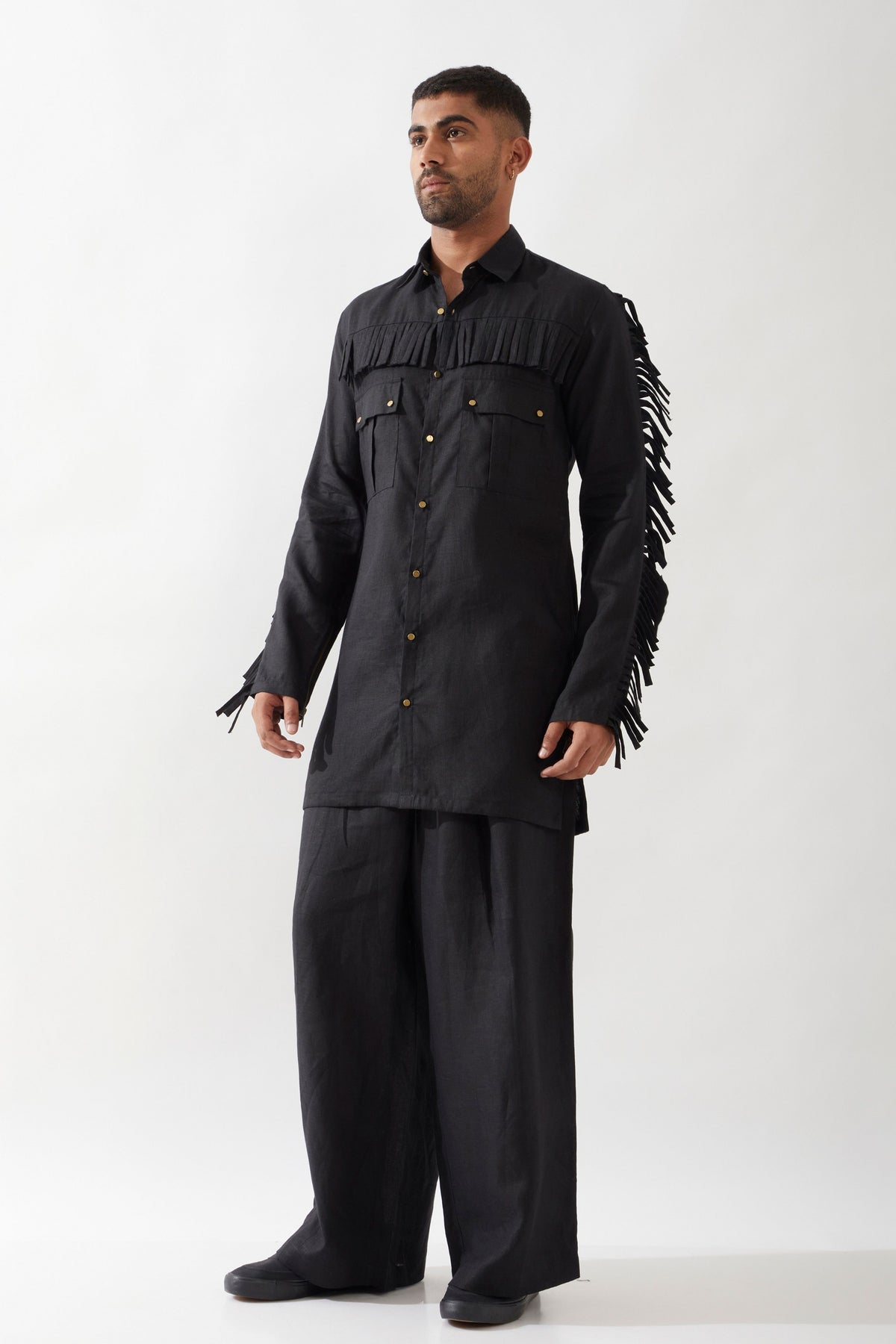 Eros Black Kurta Set