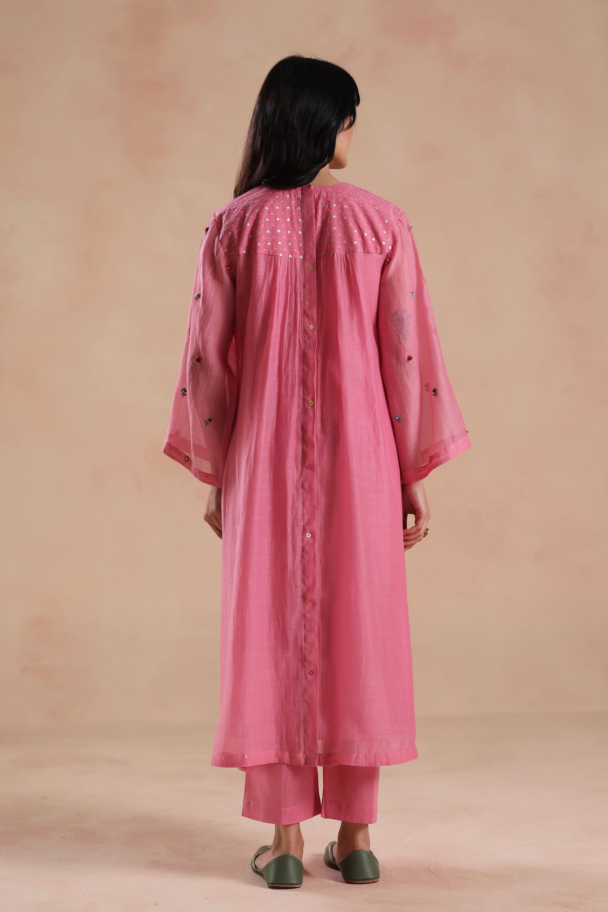 Jheel Pink Kurta Set