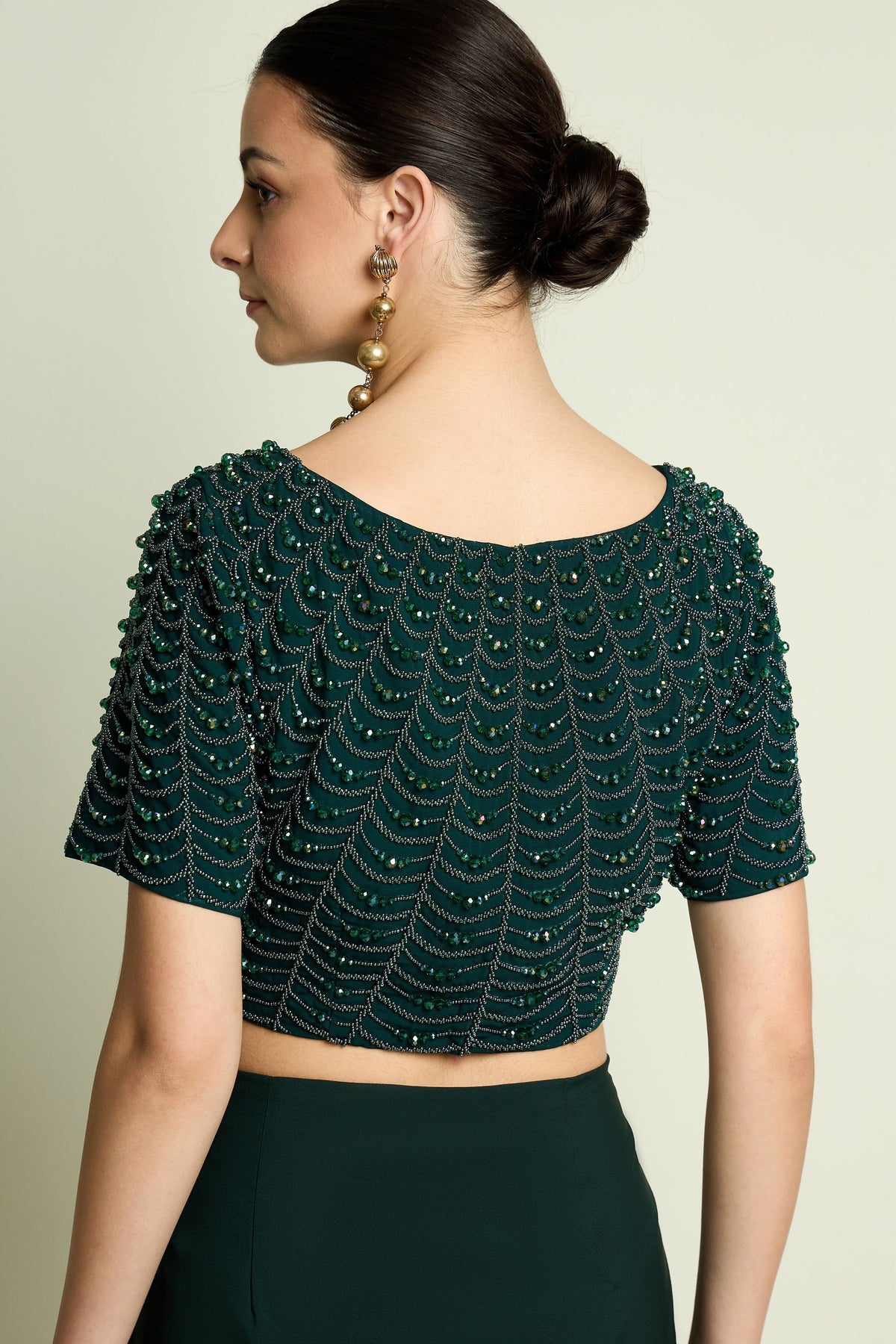 Emerald Crystal Blouse