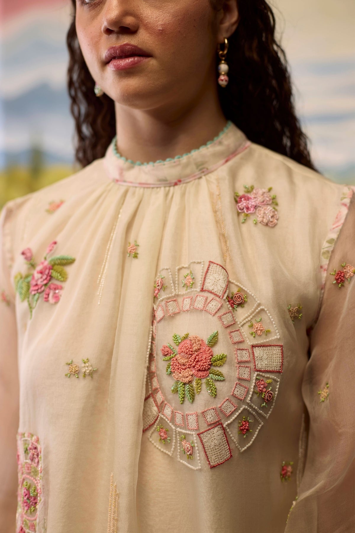 Lumina Embroidered Dress