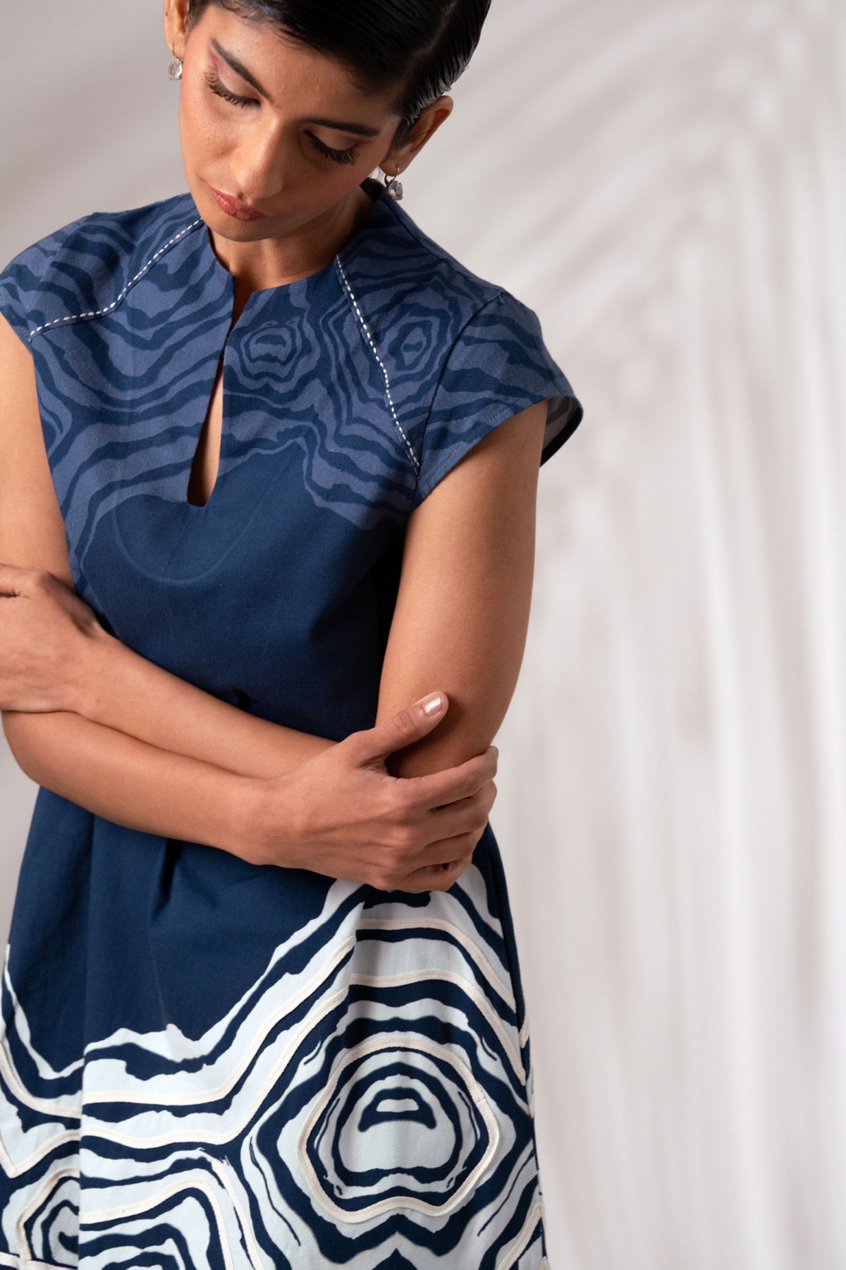 Yara Bottom Swirl Short Dress