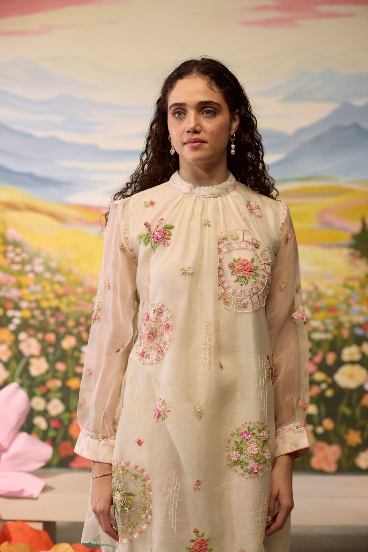 Lumina Embroidered Dress
