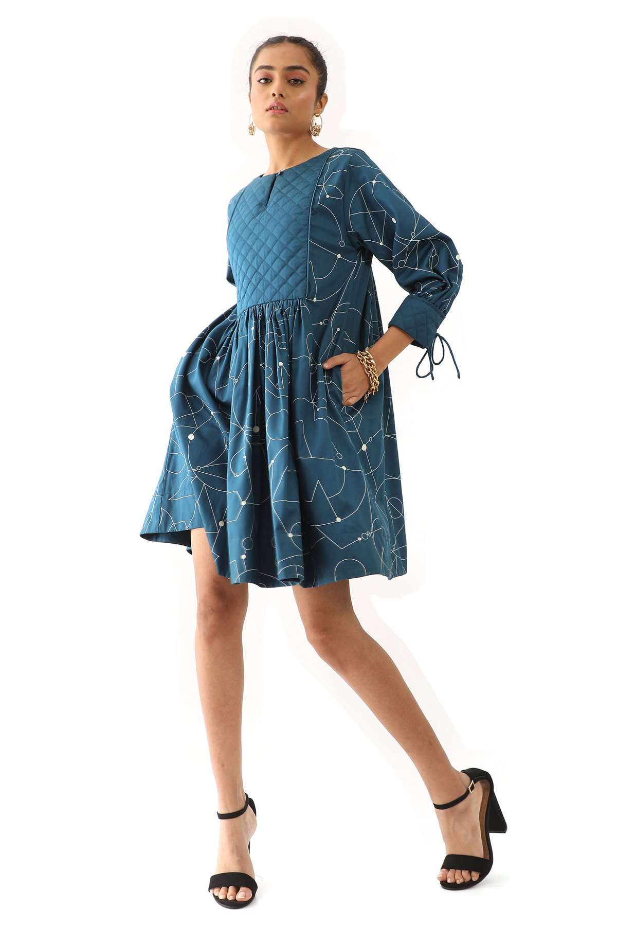 Nellie One Shoulder Draped Dress