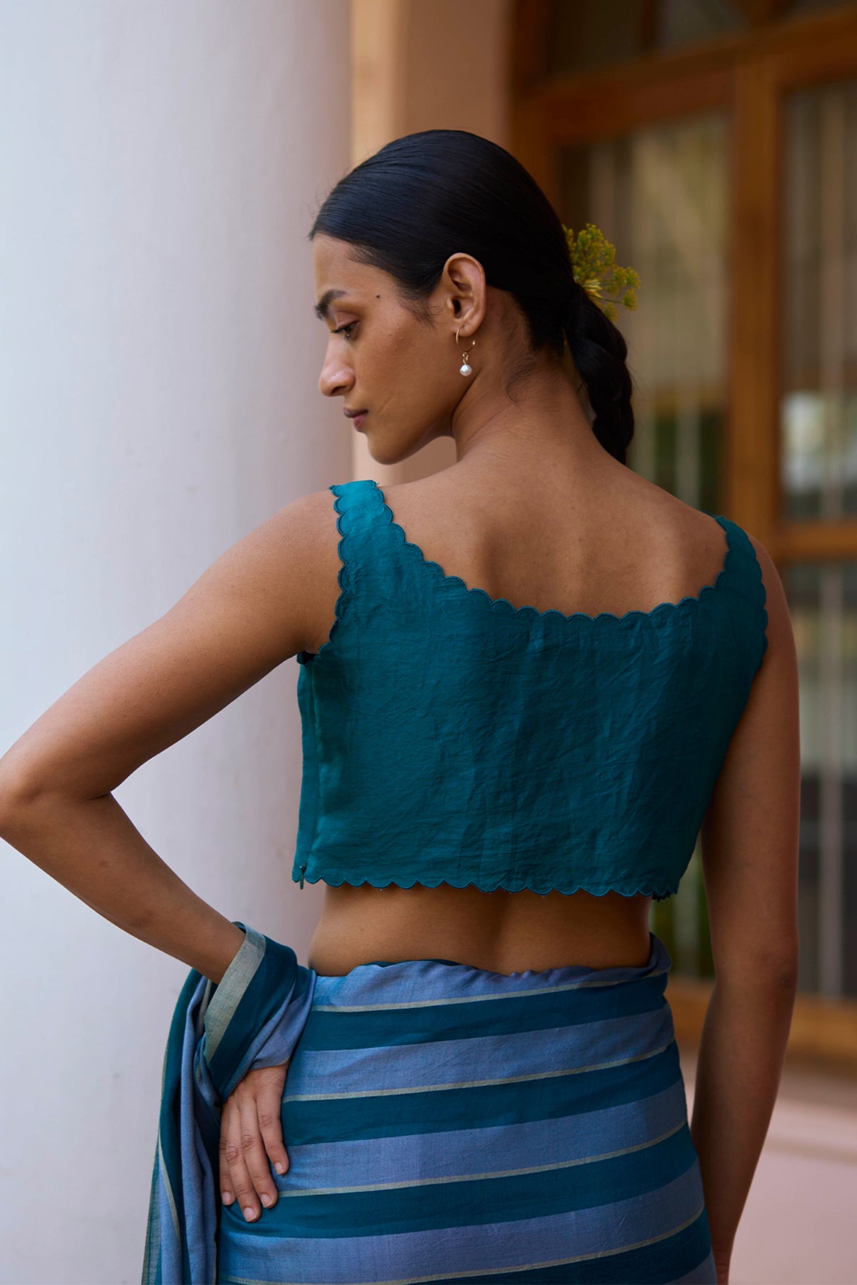Horizon Teal Blouse
