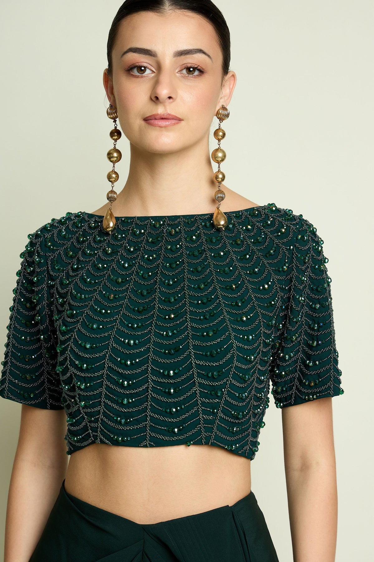 Emerald Crystal Blouse