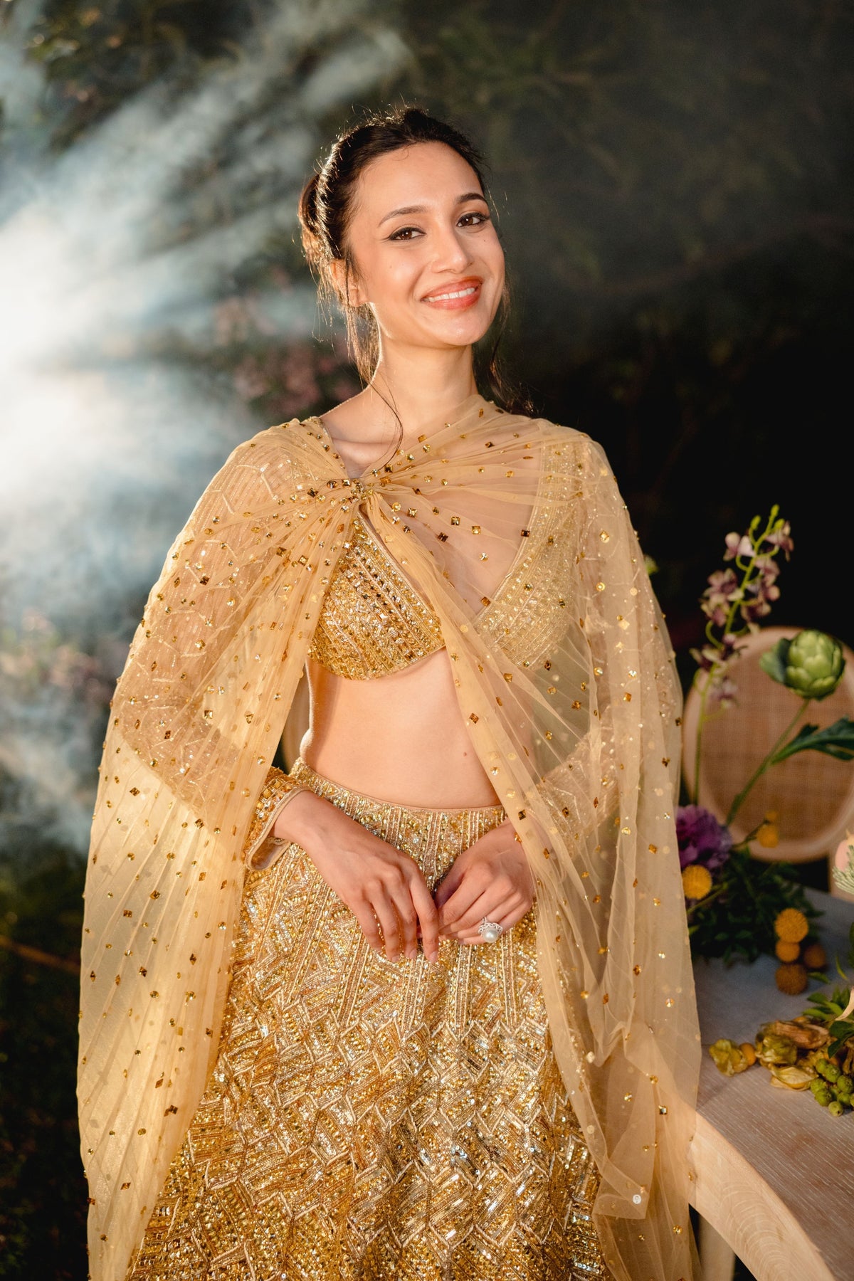 Golden Reverie Lehenga Set