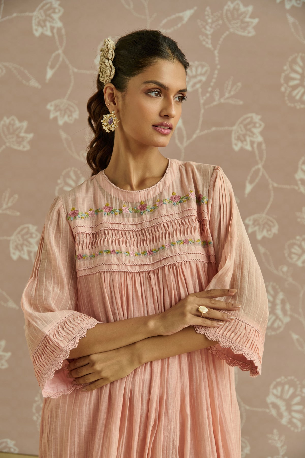 Pink Rosa Tunic Set