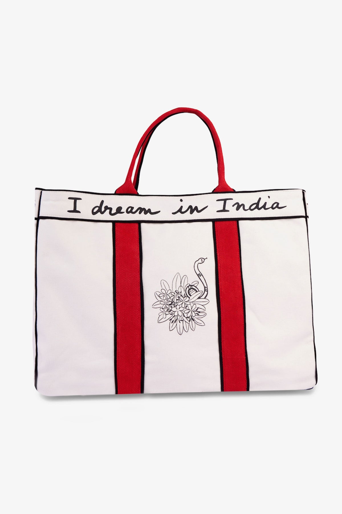 The India Tote in Poppy Red Bag