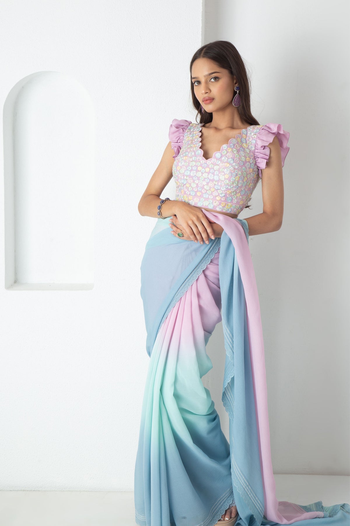 Maliah Saree With Blouse