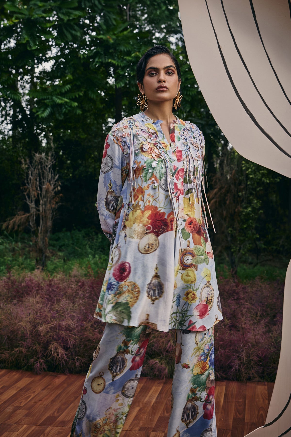 Antiquity Embellished Relaxed Tunic