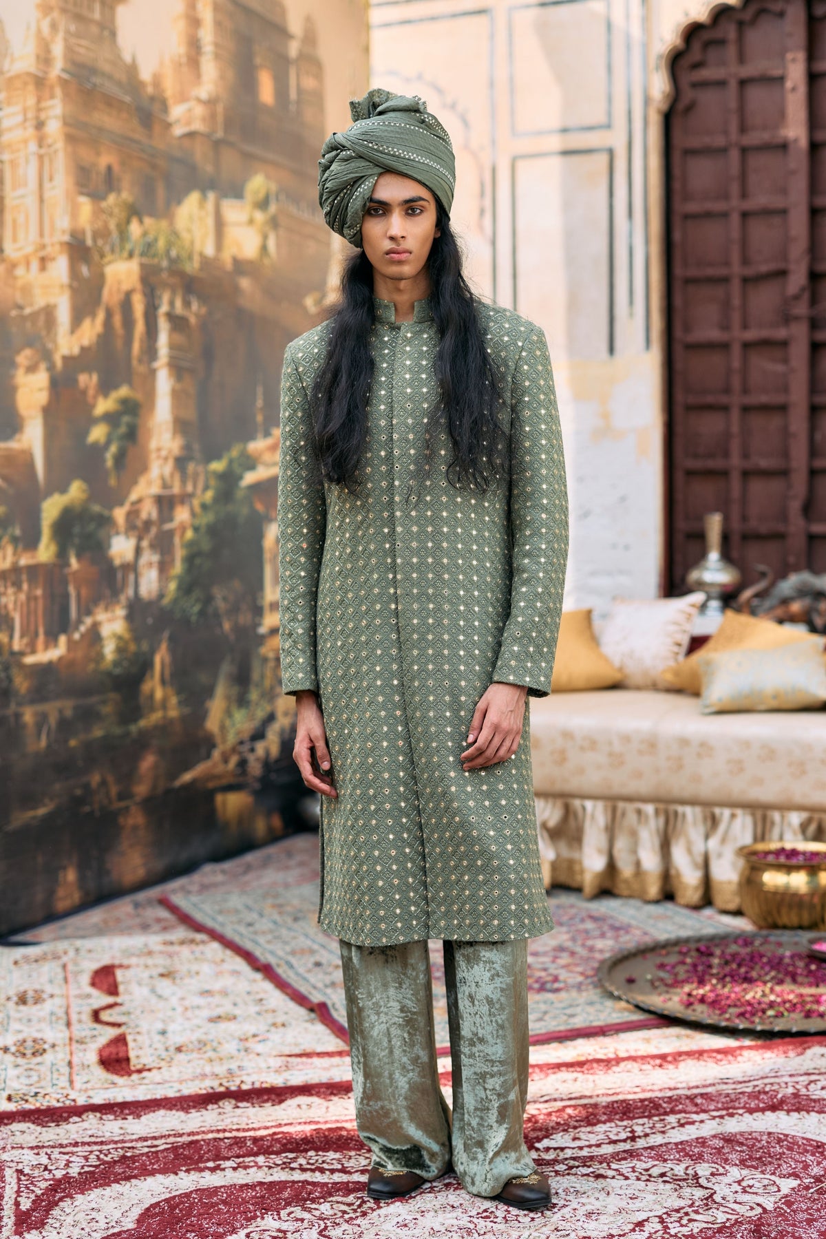 Kirit Sherwani Set