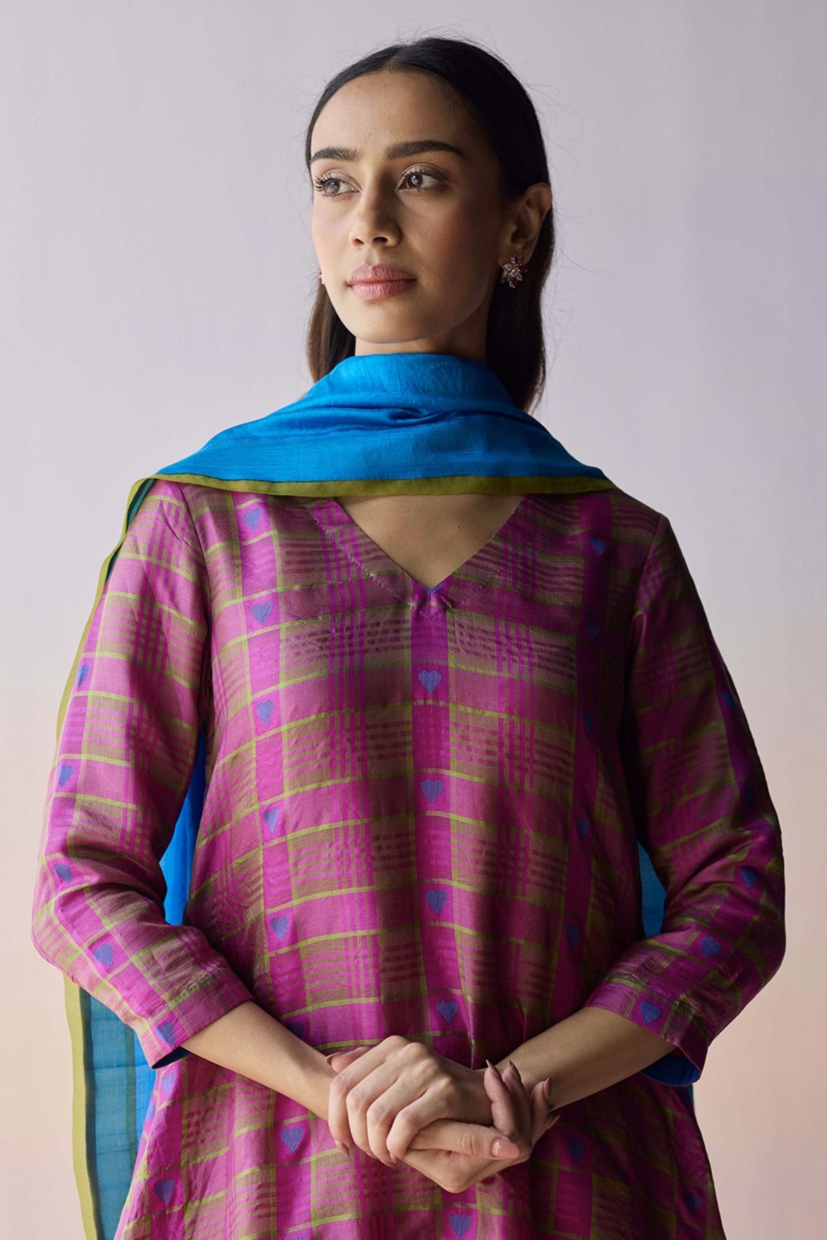 Heartglow Jamdani Kurta and Pants
