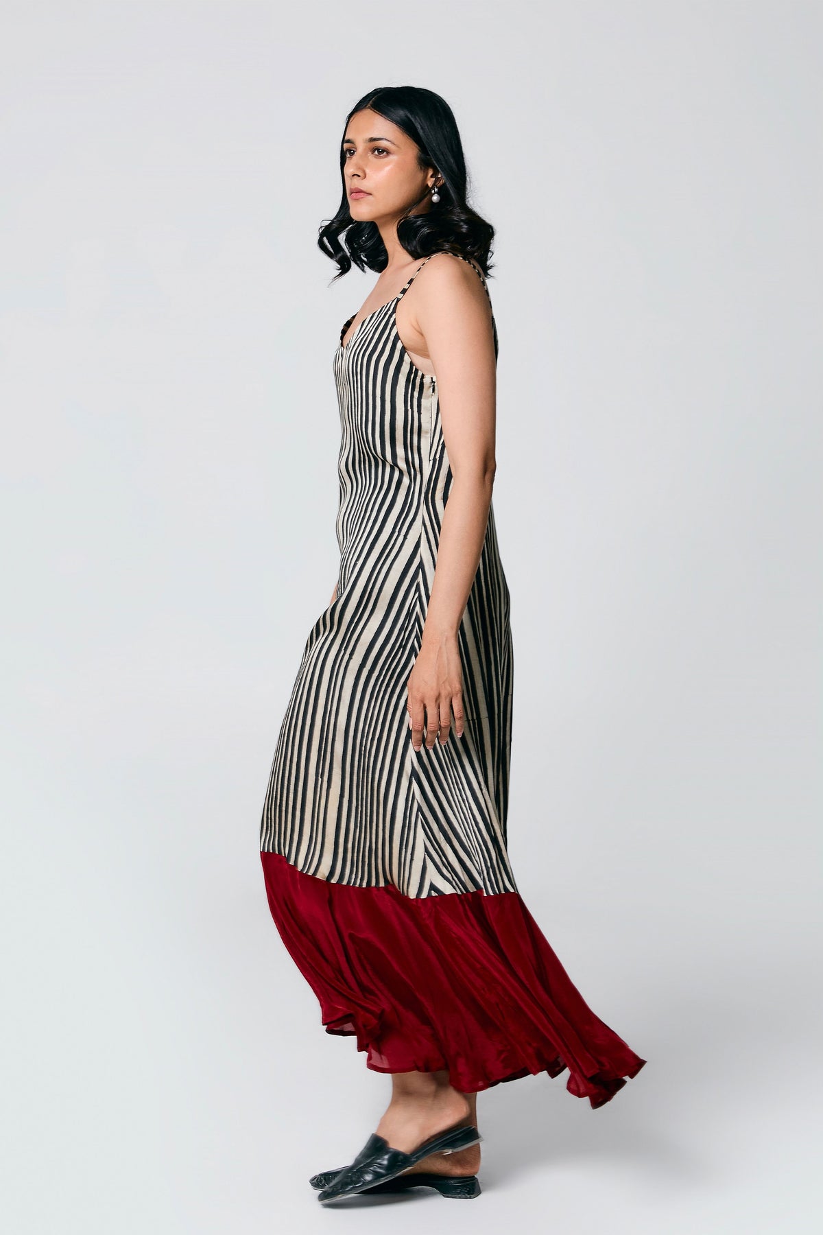 Ruffle Slip Dress