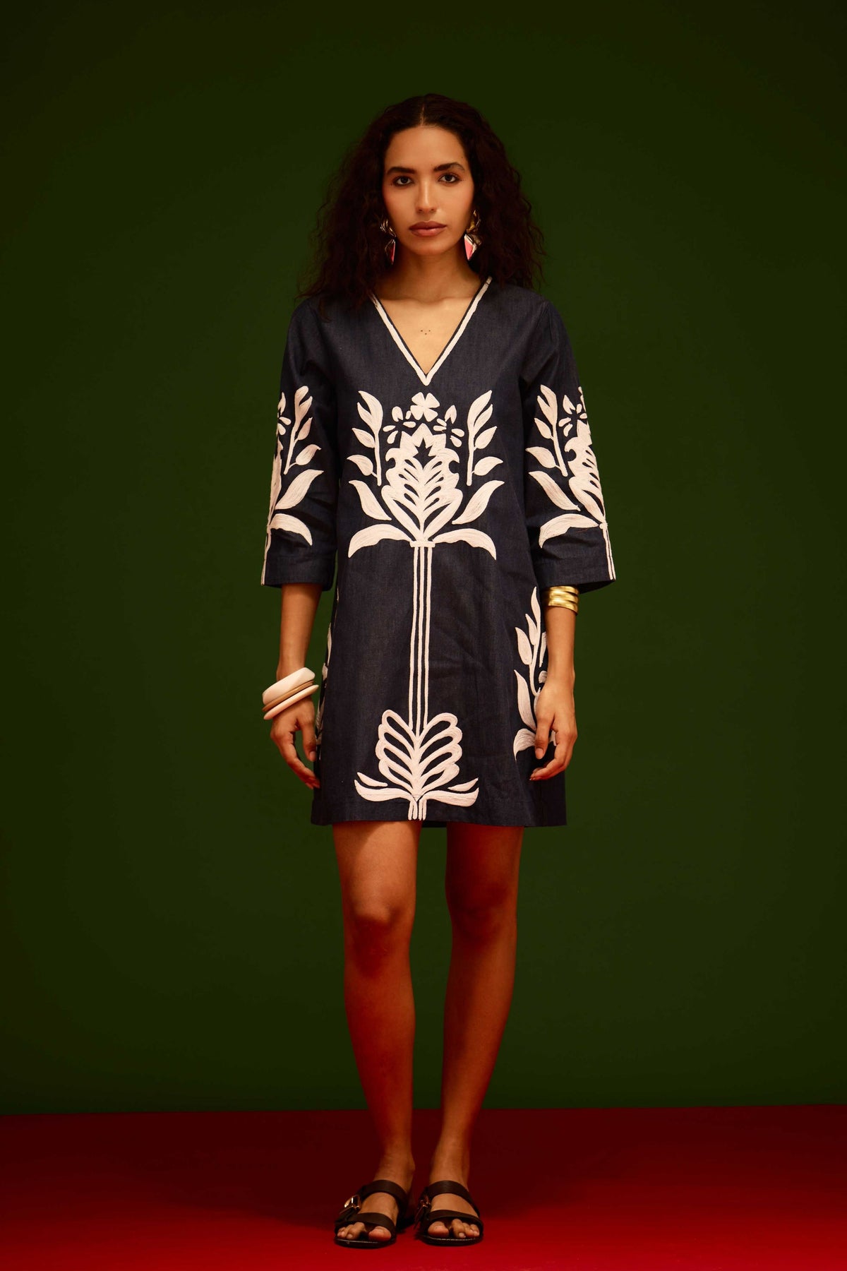 Blue Denim Shift Dress