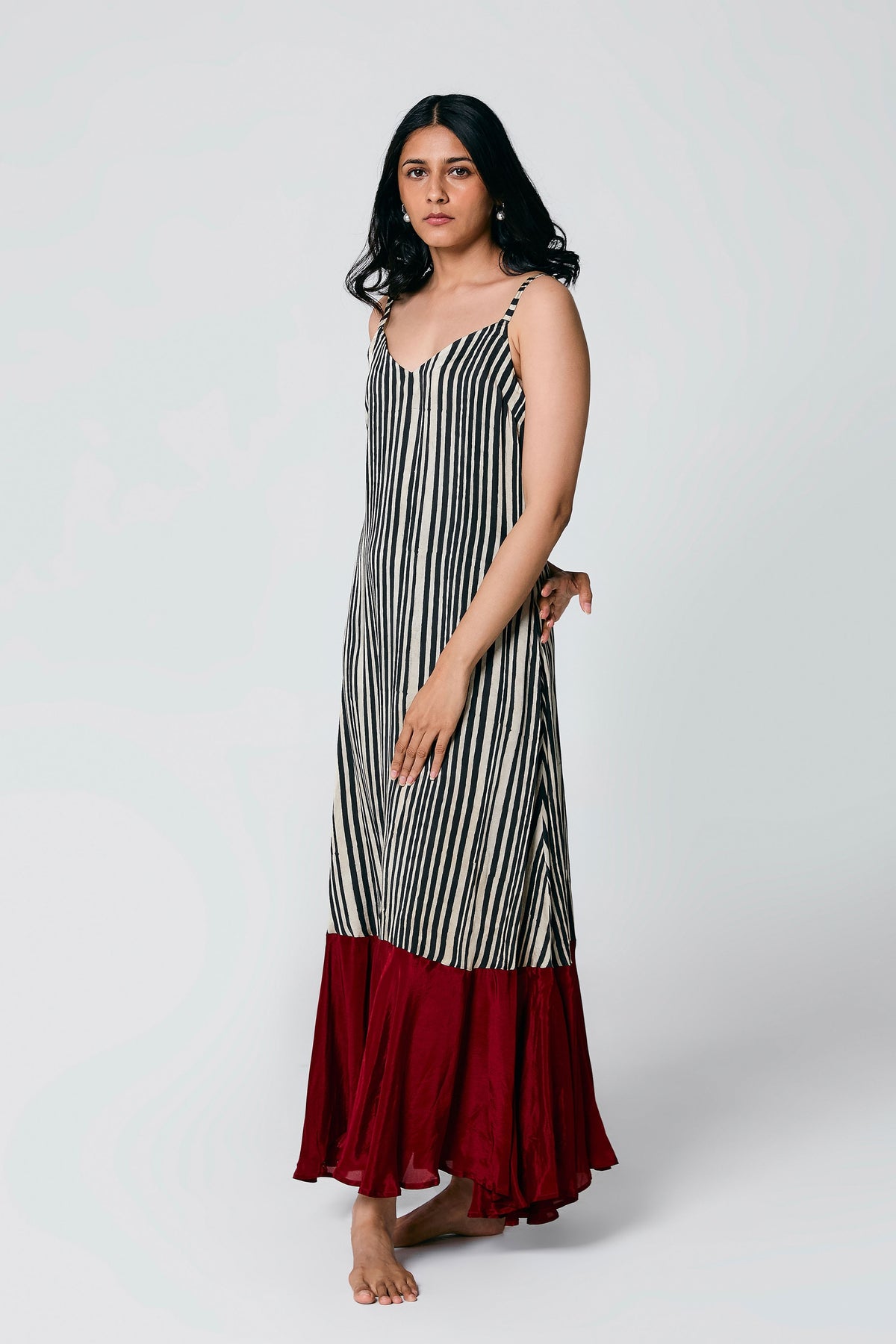 Ruffle Slip Dress