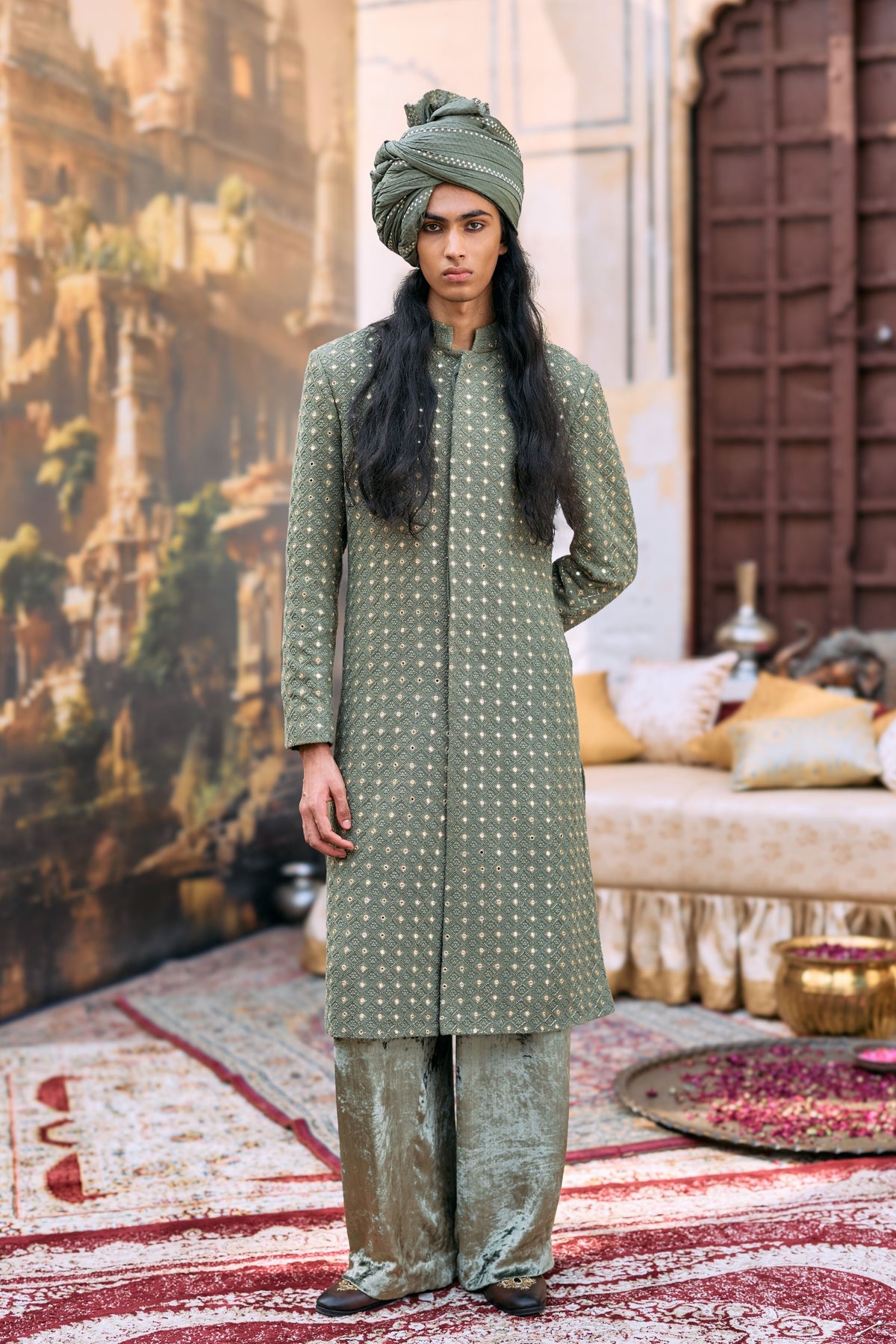 Kirit Sherwani Set