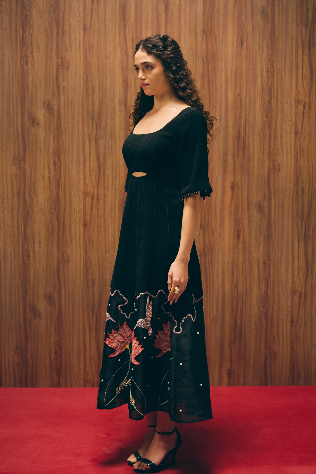 Midnight Magnolia Dress
