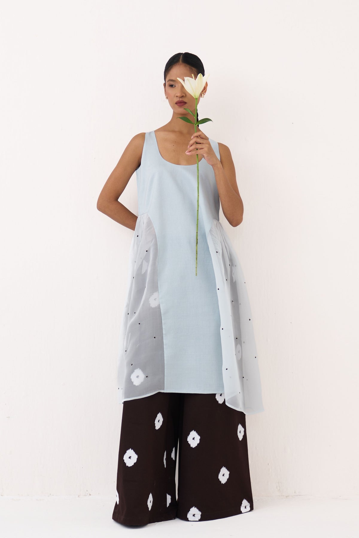 Side U-Gather Tunic Set