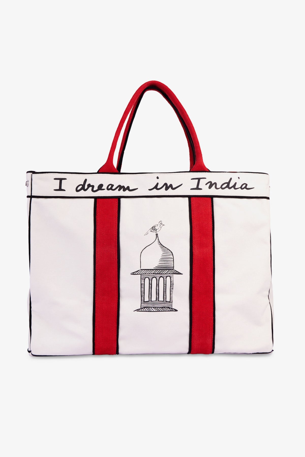 The India Tote in Poppy Red Bag