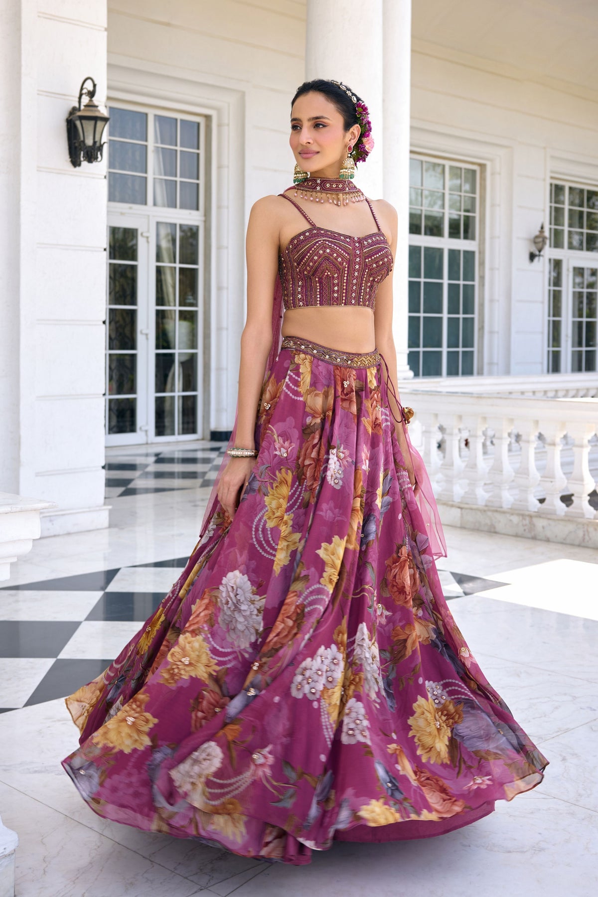 Cynthia Embroidered Lehenga Set