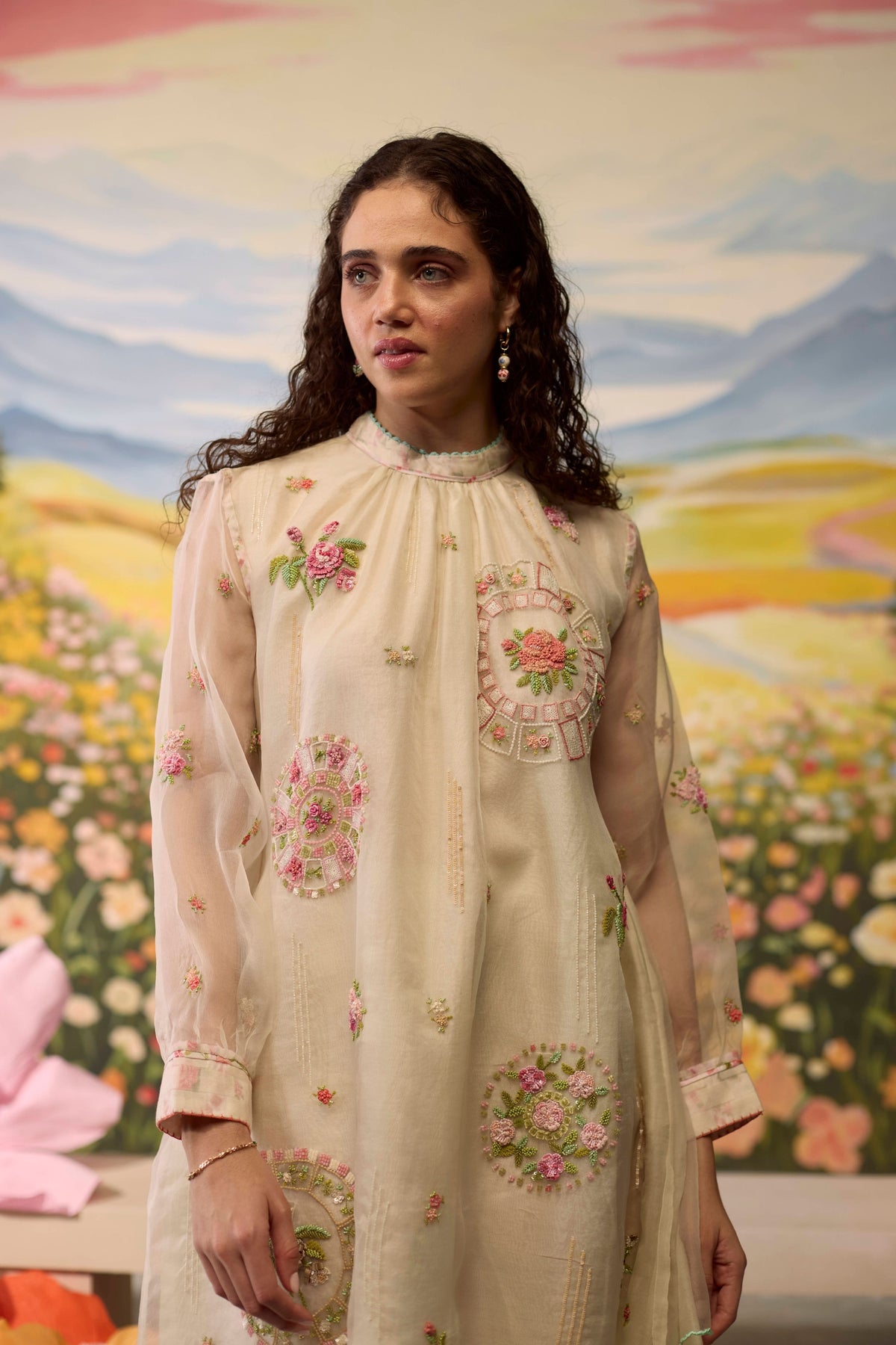 Lumina Embroidered Dress