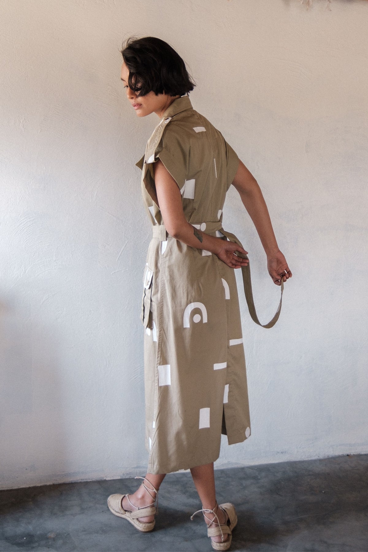 Khaki Triangle Harajuku Trench