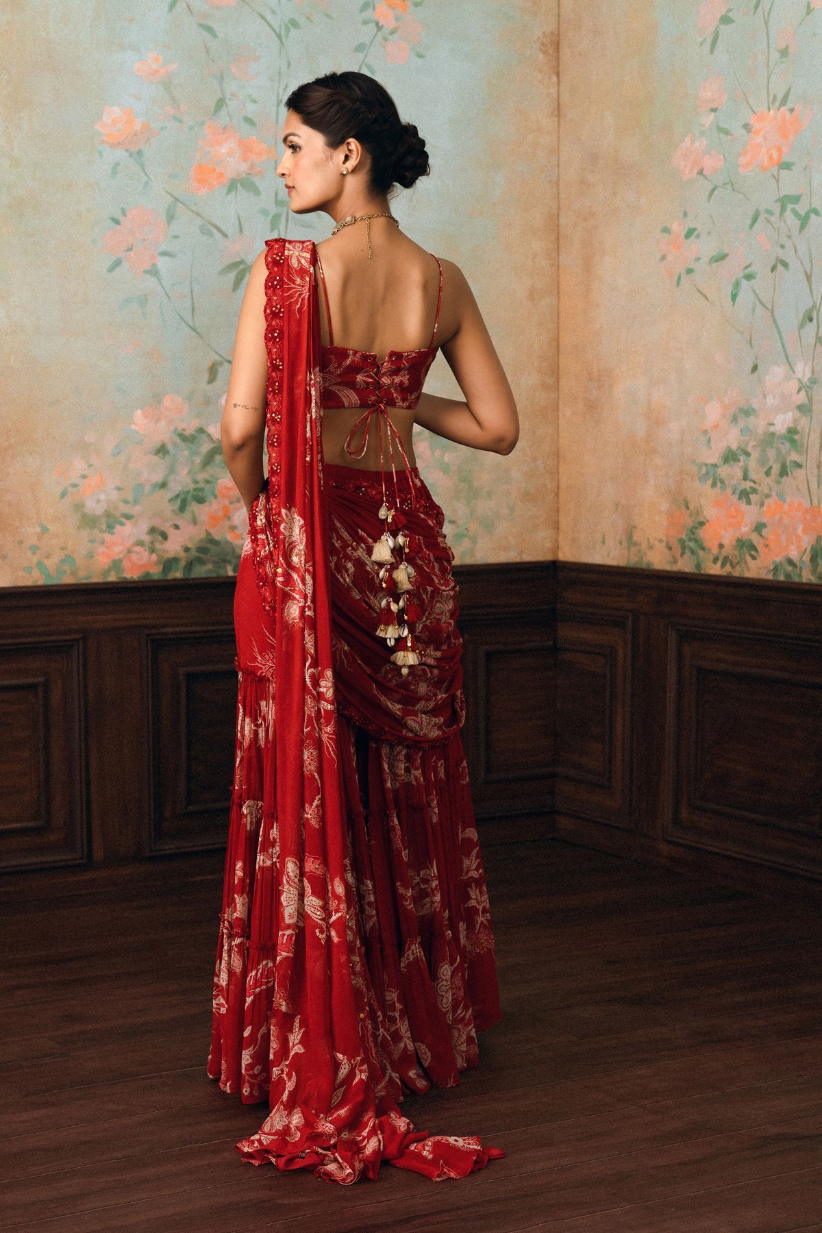 Zia Sharara Saree Set