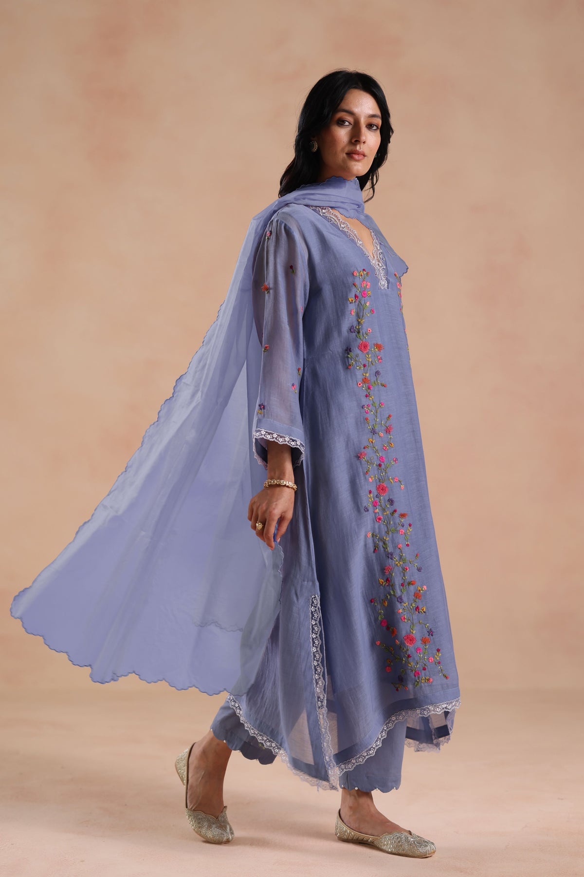 Evara Blue Kurta Set