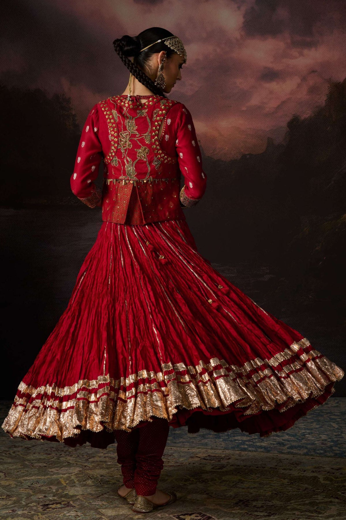 Huda Lehenga Set