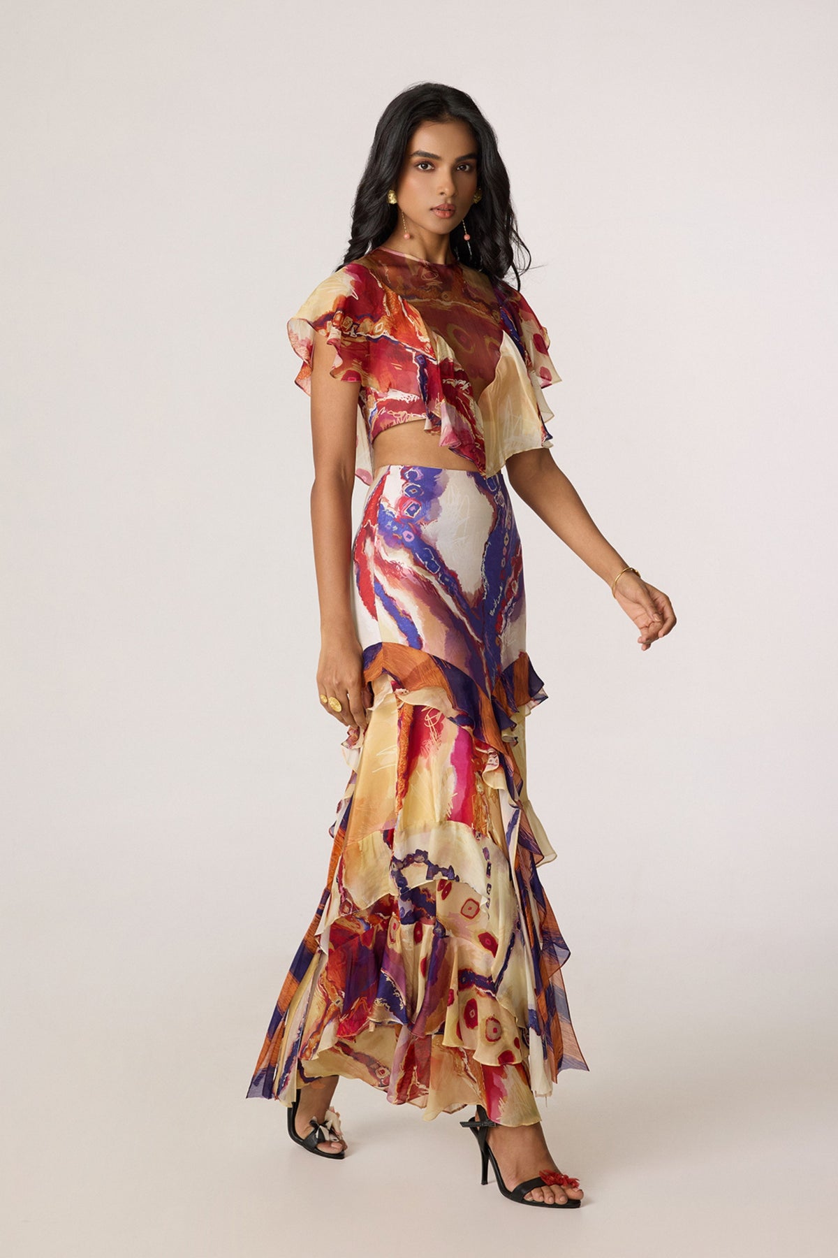 Elena Blouse & Marieya Skirt Set