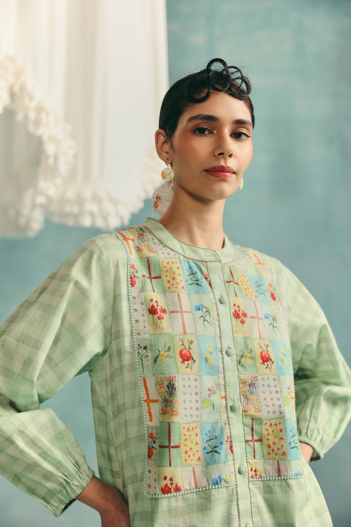 Flora Mint Co-ord Set