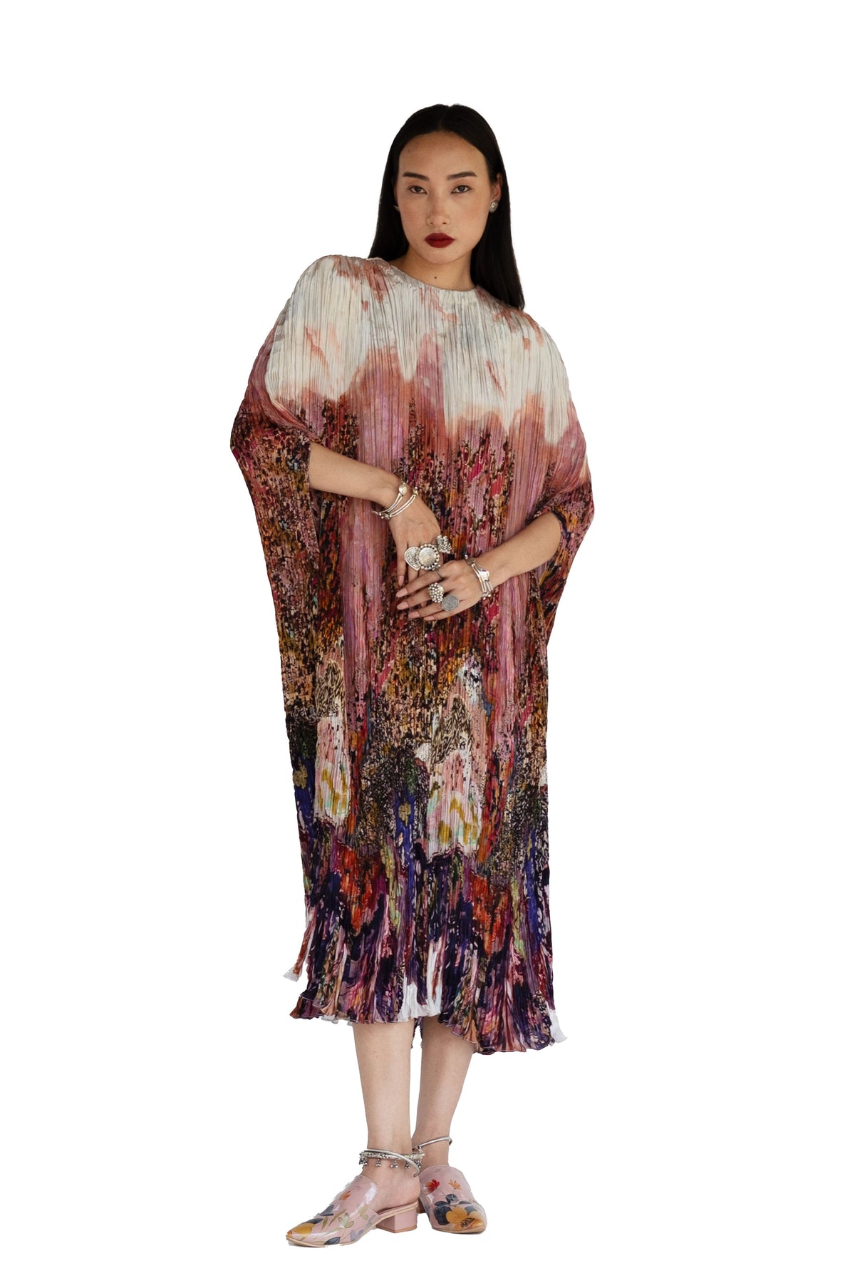 Bloom Rose Pink Kaftan