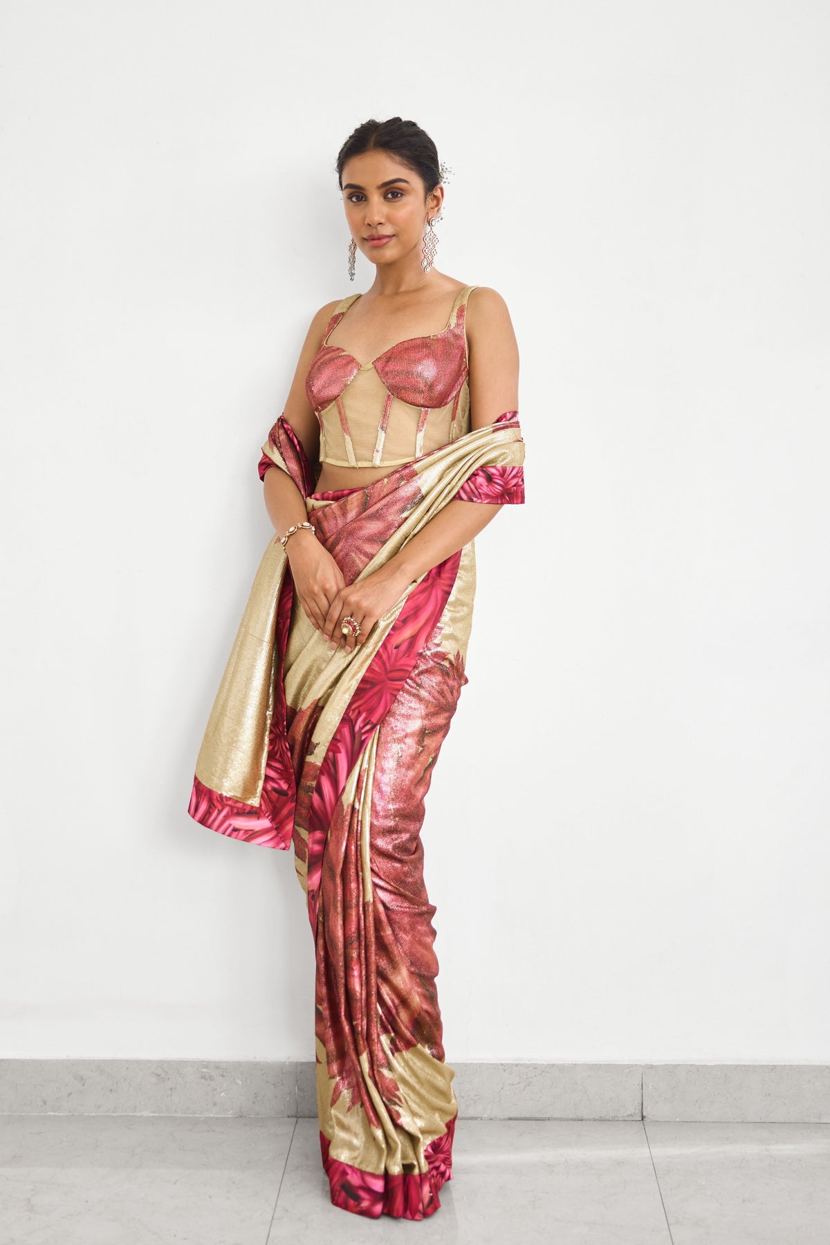 Golden Hour  Saree Set