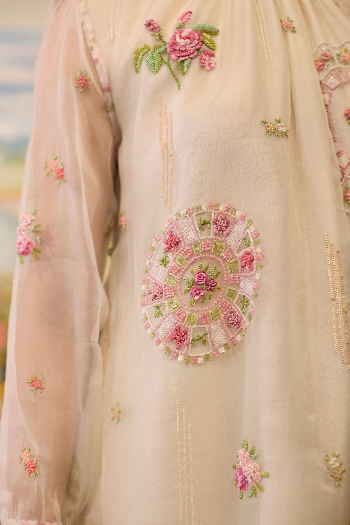 Lumina Embroidered Dress