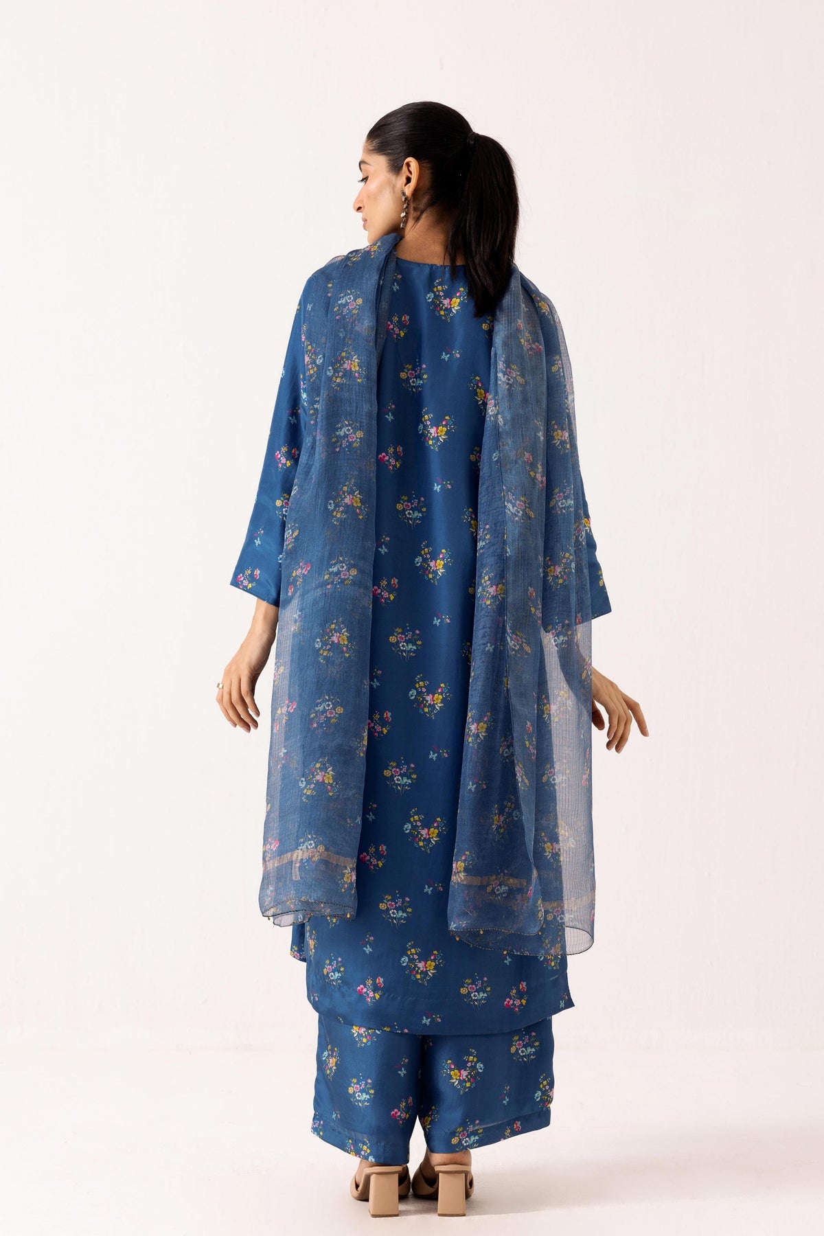 Poppy Blue Kurta Set