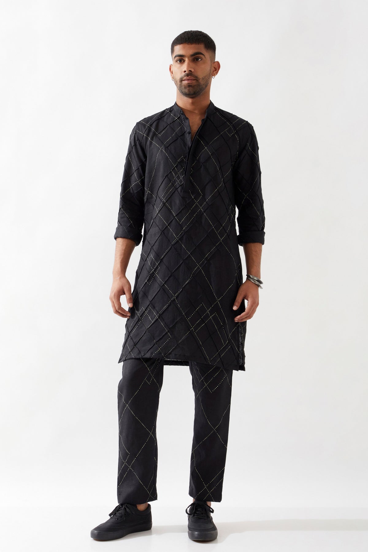 Nathan Argile Black Kurta Set