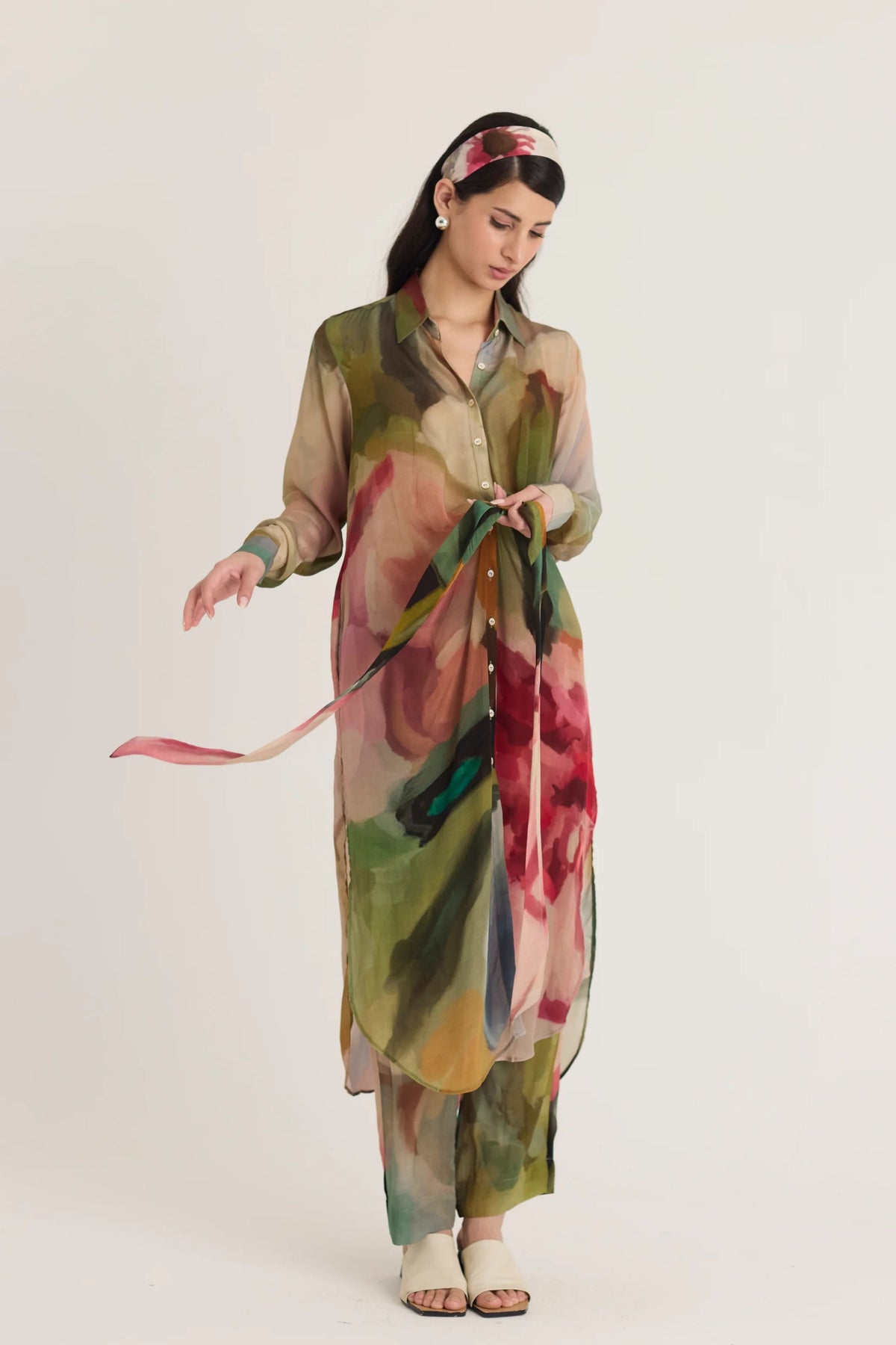 Tilly Wrap Kurta Set