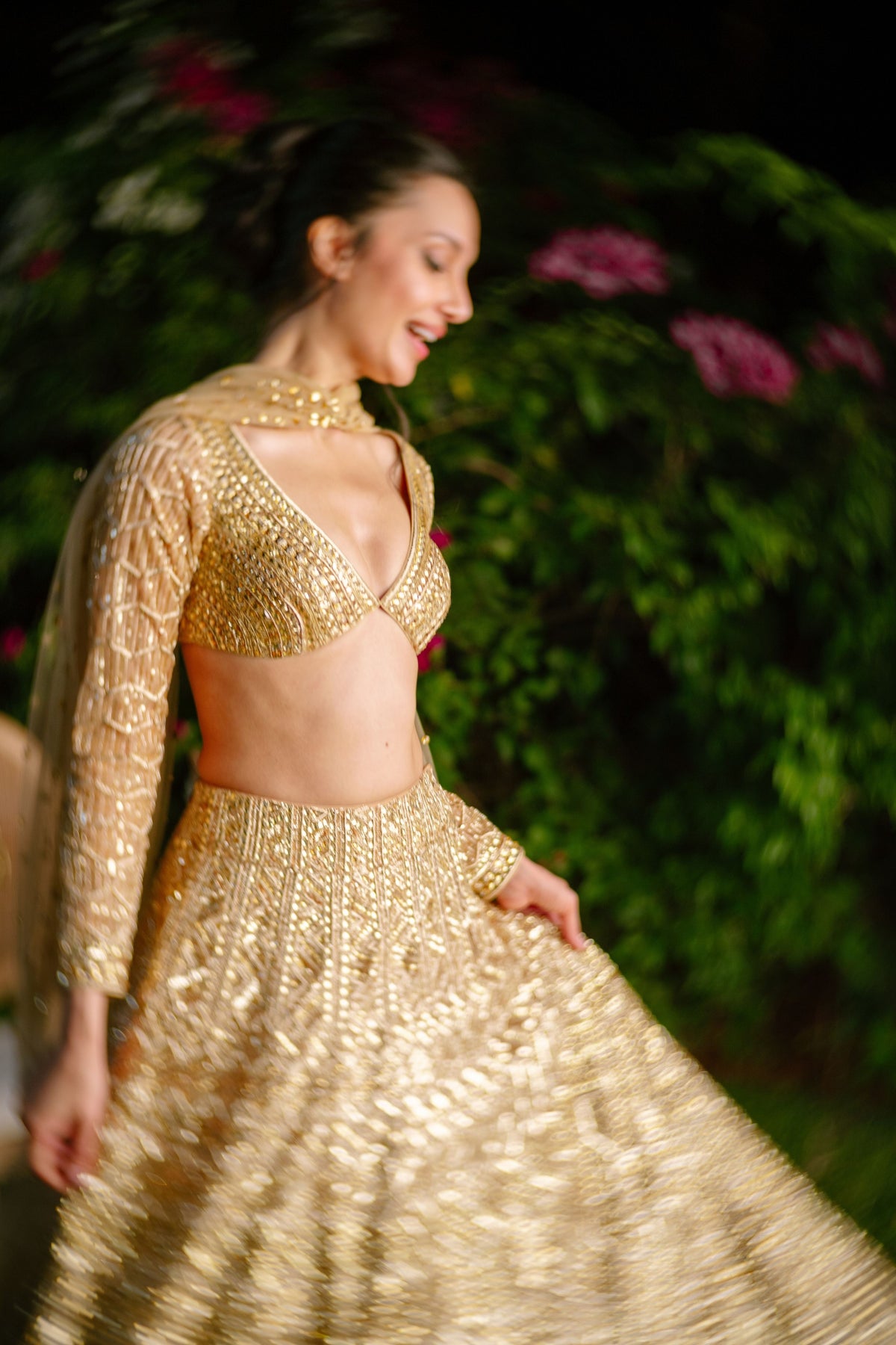 Golden Reverie Lehenga Set