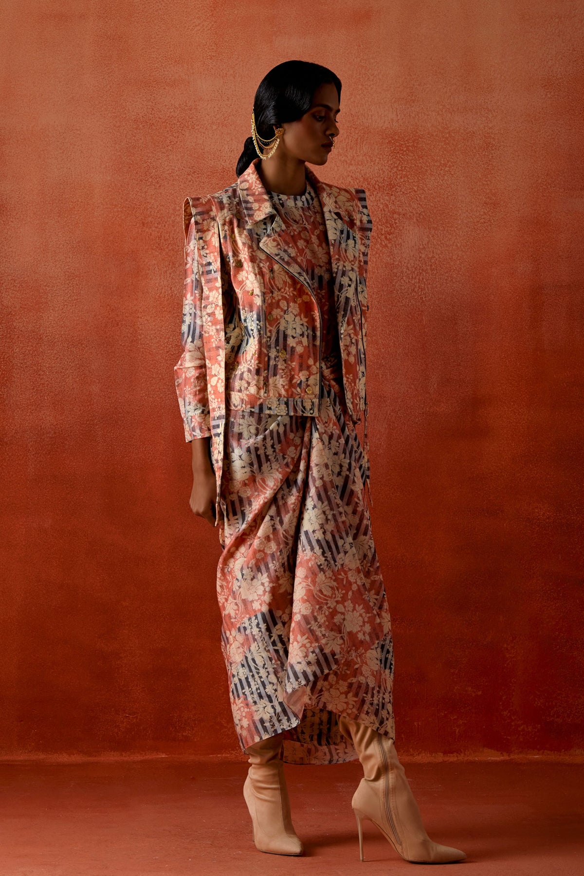 Printed Jacket Dress