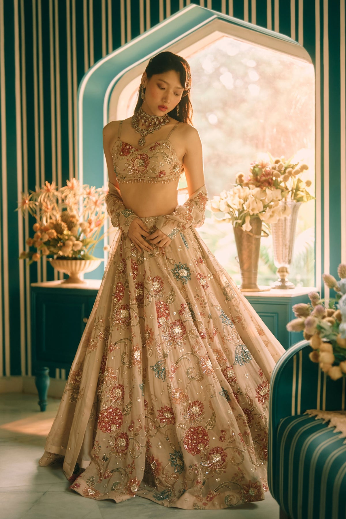 Petal Lehenga Set