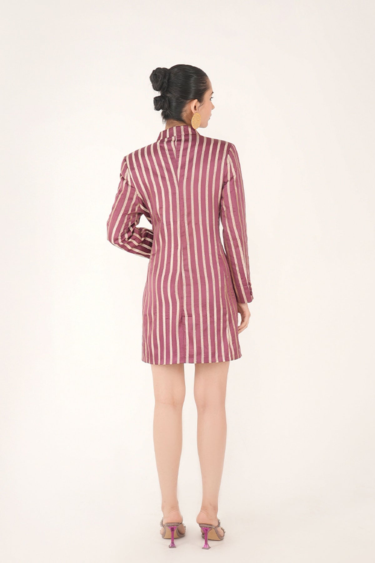 Dusk Blazer Dress in Mauve