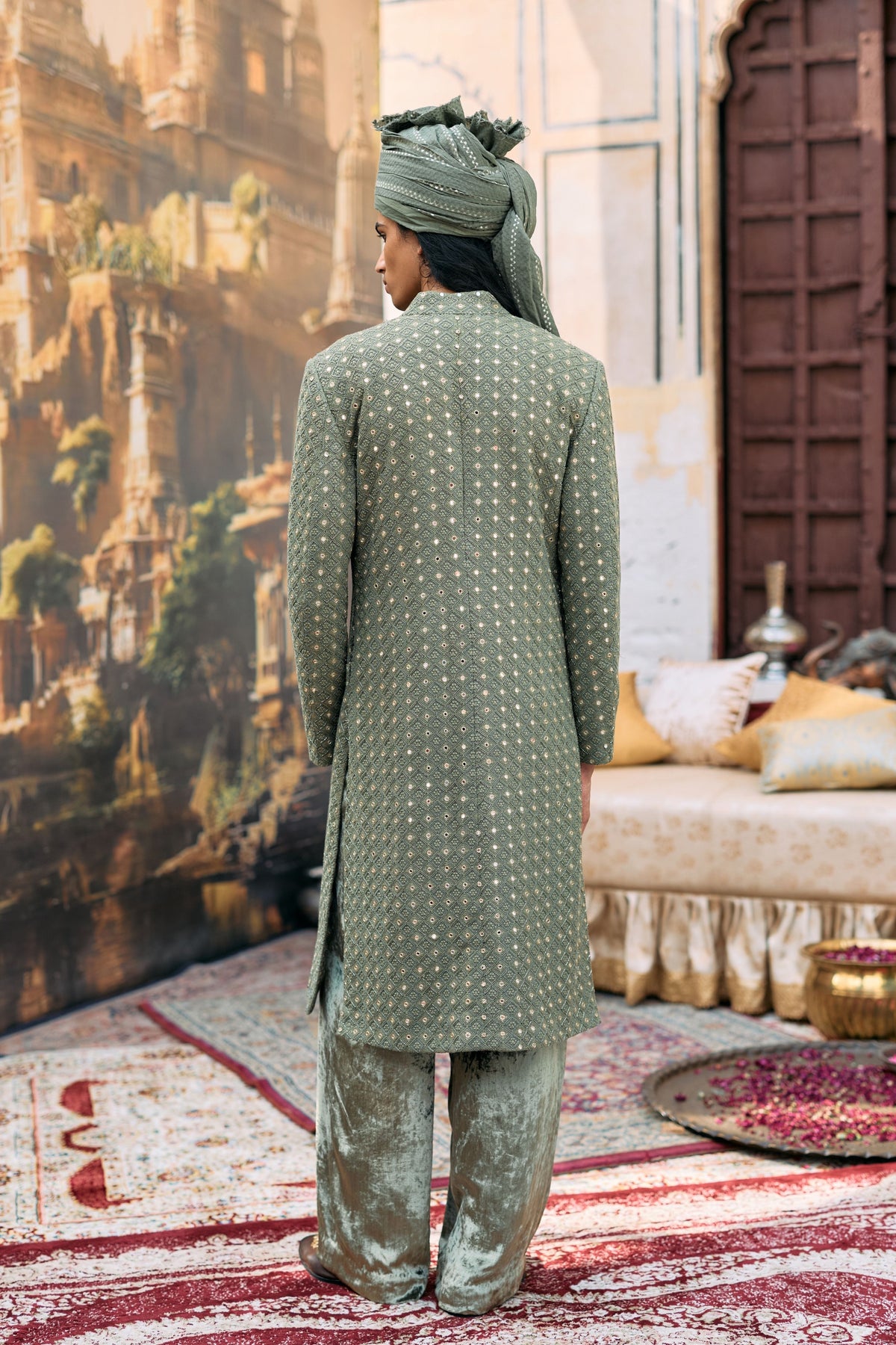 Kirit Sherwani Set