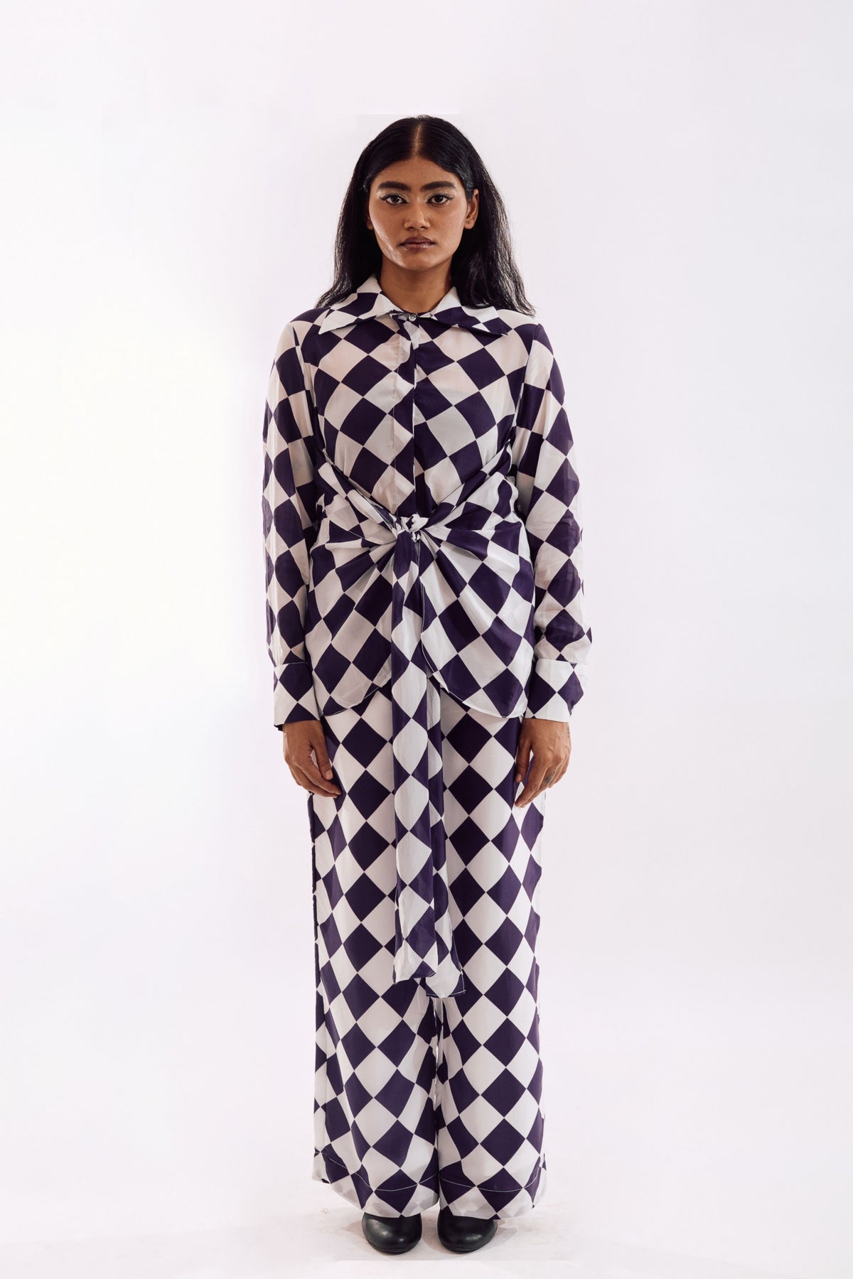 Checks Tie Co-ord Set