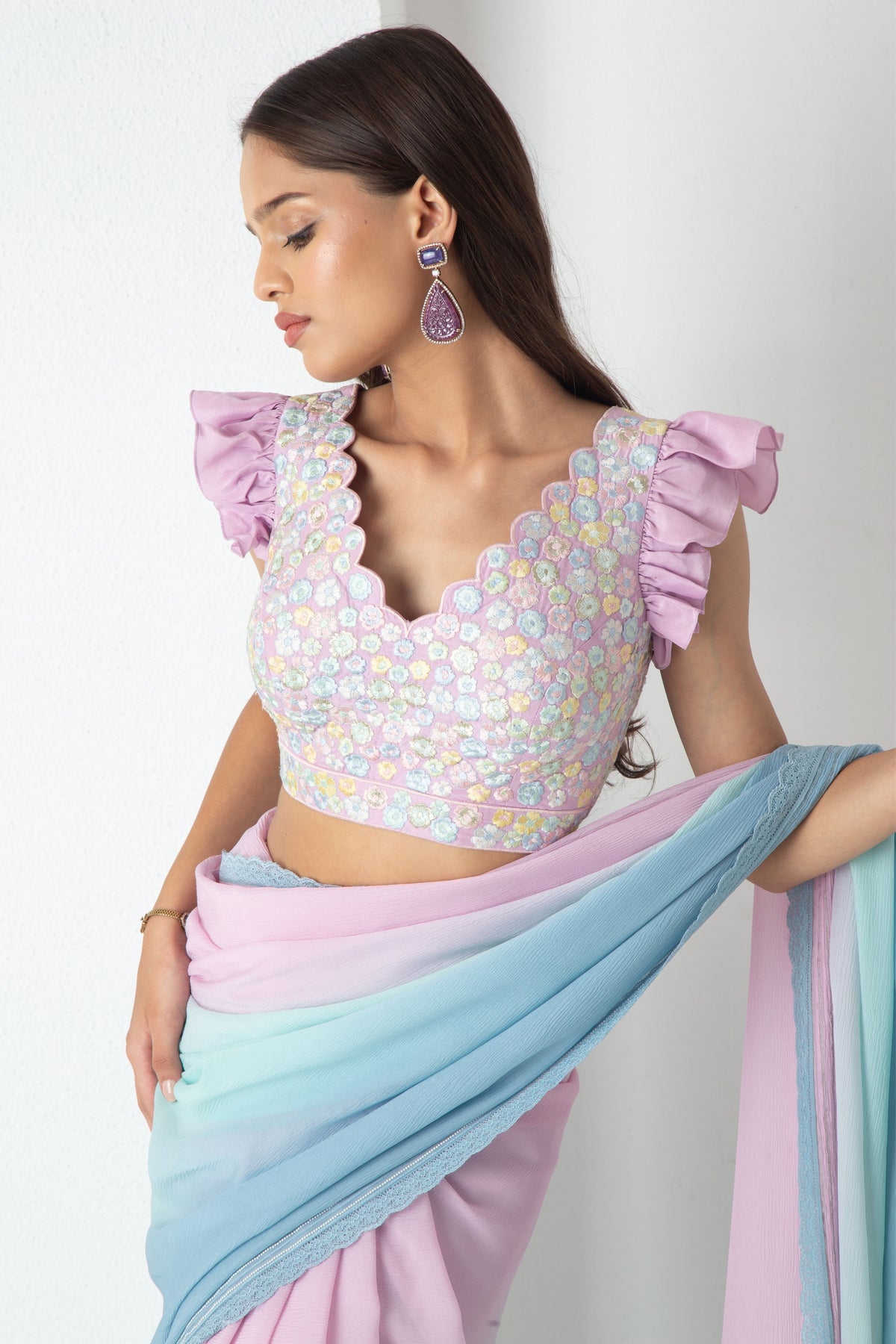 Maliah Saree With Blouse