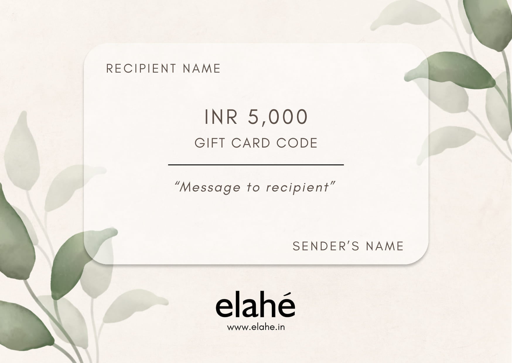 Gift card
