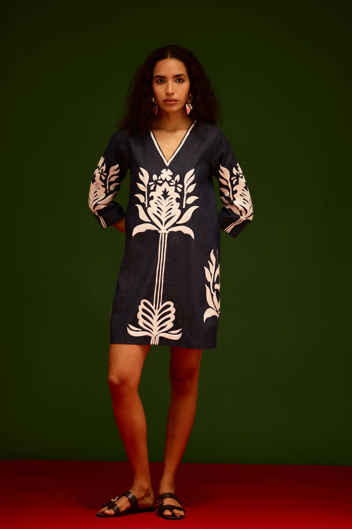 Blue Denim Shift Dress