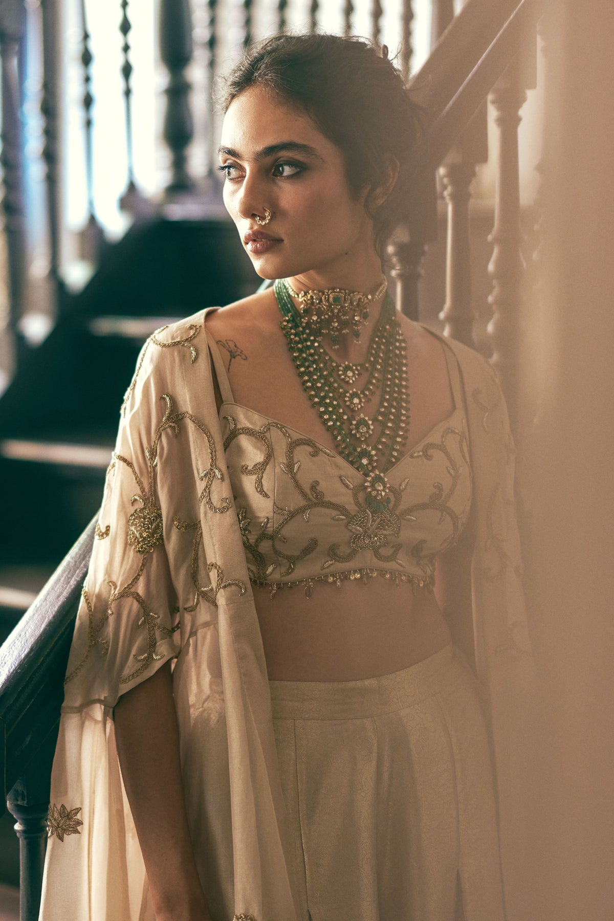 Aira Cape Palazzo Set